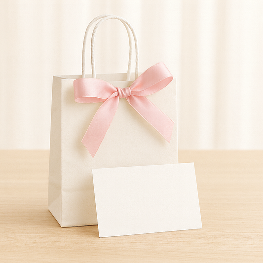 BOLSA DE REGALO Y TARJETA